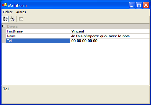 Les informations ont �t� modifi�es par le plugins